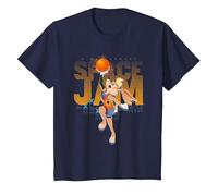 Space Jam A New Legacy Lola Shoots Fade T-Shirt, Enfant, Bleu Marine, 6 Ans