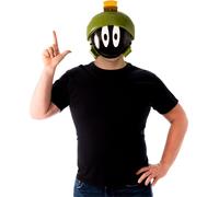 Space Jam - Demi-masque facial '" '"Marvin The Martian"" - Hommes/Femmes Unie BN5163 (Taille unique) (Noir/Vert)