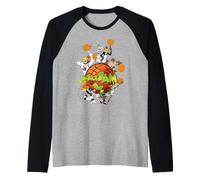 Space Jam Looney Tunes Film Basketball Legends Team Retro Manche Raglan