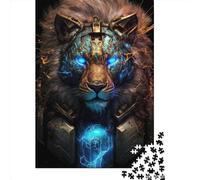 Space Lions3 Puzzle en Papier pour Adultes 1000 Pièces Puzzle Défi Adulte 1000 Pièces (38x26cm)
