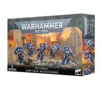 Games Workshop - Warhammer 40 000 - Space Marines : Intercesseurs de Jump Pack, Bleu