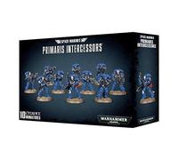Space Marines Primaris Intercessors - GAMES WORKSHOP - Kit de 10 - Bases rondes de 32mm - Feuille de transfert