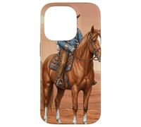 Space Mars Cowboy Adventure Western Science-Fiction Art Coque pour iPhone 14 Pro