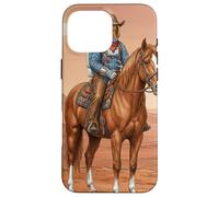 Space Mars Cowboy Adventure Western Science-Fiction Art Coque pour iPhone 16 Pro Max