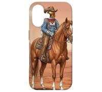 Space Mars Cowboy Adventure Western Science-Fiction Art Coque pour iPhone 17