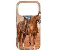 Space Mars Cowboy Adventure Western Science-Fiction Art Coque pour iPhone 17 Pro