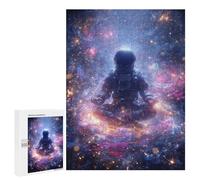 Space Meditation Astronaut in Cosmic Serenity Puzzle 1000 Pièces Educa Jouet en Bois Cadeau Unique Décoration Intérieure Jeu Éducatif Challenge Toy Adultes Et Enfants À Partir De 14 Ans 500 PCS