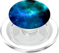 Space Nebula Blue Purple PopSockets PopGrip pour MagSafe