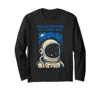 Space Nerd Design Galaxy Explorer Cosmic Wanderer Club Manche Longue