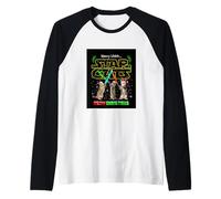 Space New Year Eve Christmas Cats Meow Style Illustration Manche Raglan