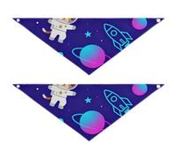 Space Pets Lot de 2 écharpes pour chien Bonne respirabilité pour un usage quotidien à différentes étapes 76,2 x 30,5 cm