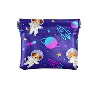 Space Pets Porte-monnaie en cuir pour femme