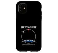 Space Race Cold War Spoutnik Cosmonaute Rocket History Coque pour iPhone 11