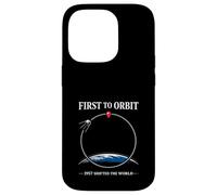 Space Race Cold War Spoutnik Cosmonaute Rocket History Coque pour iPhone 14 Pro