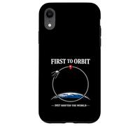 Space Race Cold War Spoutnik Cosmonaute Rocket History Coque pour iPhone XR