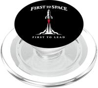 Space Race Cold War Spoutnik Cosmonaute Rocket History PopSockets PopGrip pour MagSafe