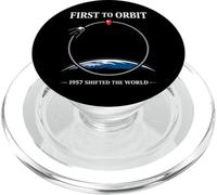 Space Race Cold War Spoutnik Cosmonaute Rocket History PopSockets PopGrip pour MagSafe