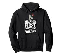 Space Race Cold War Spoutnik Cosmonaute Rocket History Sweat à Capuche