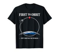 Space Race Cold War Spoutnik Cosmonaute Rocket History T-Shirt