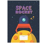 Space Rocket: Composition Notebook Book For Kids, Girls And Boys, For School, And Work,...