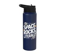 Space Rocks Littéralement Astéroïde Meteor Stainless Steel Insulated Water Bottle