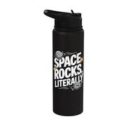 Space Rocks Littéralement Astéroïde Meteor Stainless Steel Insulated Water Bottle