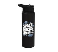 Space Rocks Littéralement Astroid Meteor Stainless Steel Insulated Water Bottle