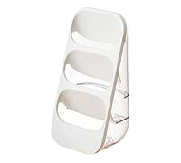 Space Saving 3 Layer Chopsticks Knife Storage Rack, WaterproofIing Drainage Bracket Container Space Saving Organization for Kitchen (3 couches blanc 27x27x45,5 cm)