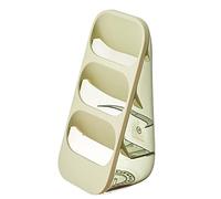 Space Saving 3 Layer Chopsticks Knife Storage Rack, WaterproofIing Drainage Bracket Container Space Saving Organization for Kitchen (3 couches vert)