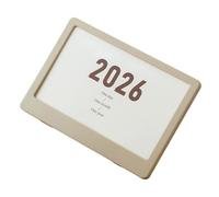 Space Saving Desk Calendar Organiser With Photo Frame Adjustable Viewing Plastic Construction 2026 Multifunctional Desk Calendar