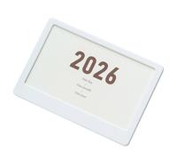 Space Saving Desk Calendar Organiser With Photo Frame Adjustable Viewing Plastic Construction 2026 Multifunctional Desk Calendar