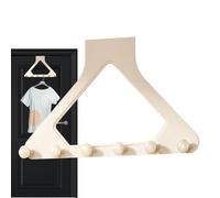 Space Saving Door Hooks, Over Organizer Rack, 14.96x8.66 Inches Hanger with No Drill, Sturdy ABS Hanging Holder, Towel Rack with Modern Design, Home Organizer for Bathroom Use