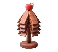 Space Saving Protective Table Decor - Rustic Tree Trivets for Hot Dishes