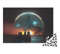 Space Shuttle Launch-4 Puzzle 1000 Pièces Educa Jouet en Bois Divertissement Créatif Décoration Intérieure Jeu Éducatif Challenge Toy Adultes Et Enfants À Partir De 14 Ans 52x38cm/1000pcs
