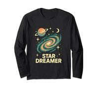 Space Star Dreamer Astronomer Vintage Homme Manche Longue