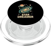 Space Star Dreamer Astronomer Vintage Homme PopSockets PopGrip pour MagSafe