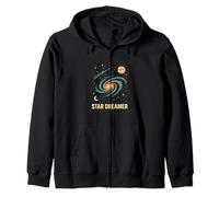 Space Star Dreamer Astronomer Vintage Homme Sweat à Capuche