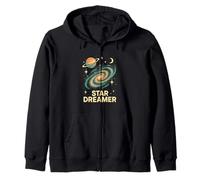 Space Star Dreamer Astronomer Vintage Homme Sweat à Capuche