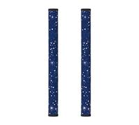 Space Star Lot de 2 housses de poignée de porte de réfrigérateur, micro-ondes, four, lave-vaisselle Motif galaxie