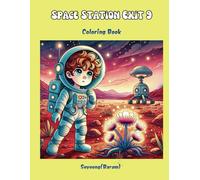 Space Station Exit 9:Coloring Book for Adults and Kids, Bold and Easy, Simple and Big