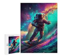 Space Surfing Adventure -2 Puzzle 1000 Pièces Educa Jouet en Bois Cadeau Unique Décoration Intérieure Jeu Éducatif Challenge Toy Adultes Et Enfants À Partir De 14 Ans 500 PCS