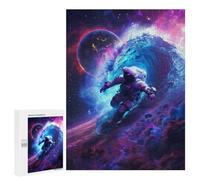 Space Surfing Adventure -6 Puzzle 1000 Pièces Educa Jouet en Bois Cadeau Unique Décoration Intérieure Jeu Éducatif Challenge Toy Adultes Et Enfants À Partir De 14 Ans 500 PCS