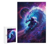 Space Surfing Adventure -6 Puzzle 1000 Pièces Educa Jouet en Bois Cadeau Unique Décoration Intérieure Jeu Éducatif Challenge Toy Adultes Et Enfants À Partir De 14 Ans 300 PCS