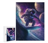 Space Surfing Adventure-7 Puzzle 1000 Pièces Educa Jouet en Bois Cadeau Unique Décoration Intérieure Jeu Éducatif Challenge Toy Adultes Et Enfants À Partir De 14 Ans 500 PCS