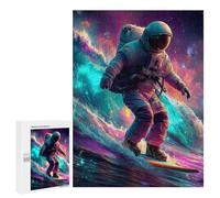 Space Surfing Adventure Puzzle 1000 Pièces Educa Jouet en Bois Cadeau Unique Décoration Intérieure Jeu Éducatif Challenge Toy Adultes Et Enfants À Partir De 14 Ans 500 PCS