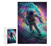 Space Surfing Adventure Puzzle 1000 Pièces Educa Jouet en Bois Cadeau Unique Décoration Intérieure Jeu Éducatif Challenge Toy Adultes Et Enfants À Partir De 14 Ans 300 PCS