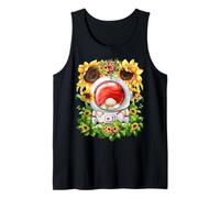 Space Themed GNOME for Sunflower Mom Funny Astronomy Teacher Débardeur