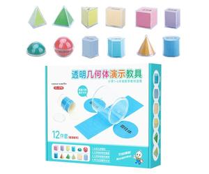 Space Thinking Training Game - 3D Geometric Shapes | Early Math Manipulatives and Geometry for Kids - for 3+ Years Old Preschool Toddlerz Children Boys Girls