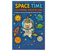 Space Time Coloring Adventure: Fun Outer Space Coloring Book for Kids of All Ages | Rockets, Planets, Aliens & More!: Explore Planets, Rockets, ... Space-Themed Coloring Book for Kids