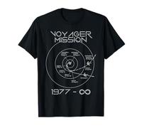 Space Voyager 1 2 Sondes Trajectoire d'exploration spatiale T-Shirt